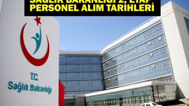 Ministère de la santé 18 mille Recrutement du personnel: Ministère de la santé Recrutement du personnel de la 2e étape Quand? La déclaration du ministre des yeux Memişoğlu!