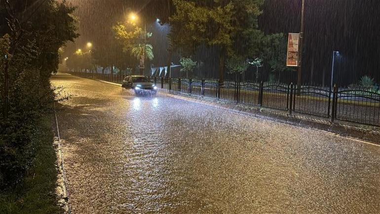 L'alarme de l'armée dans les rues Ordu Fatsa et Kumru s'est transformée en lac