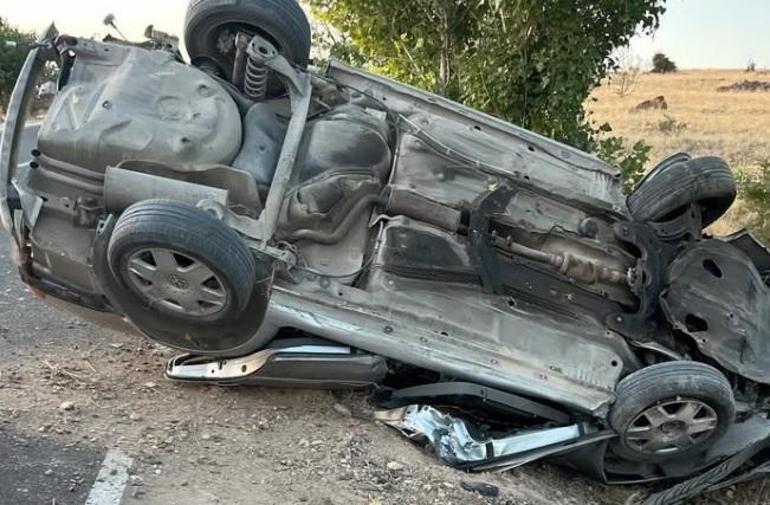 À Niğde, une voiture d'accident désastreuse Somersault: 1 mort, 3 blessés