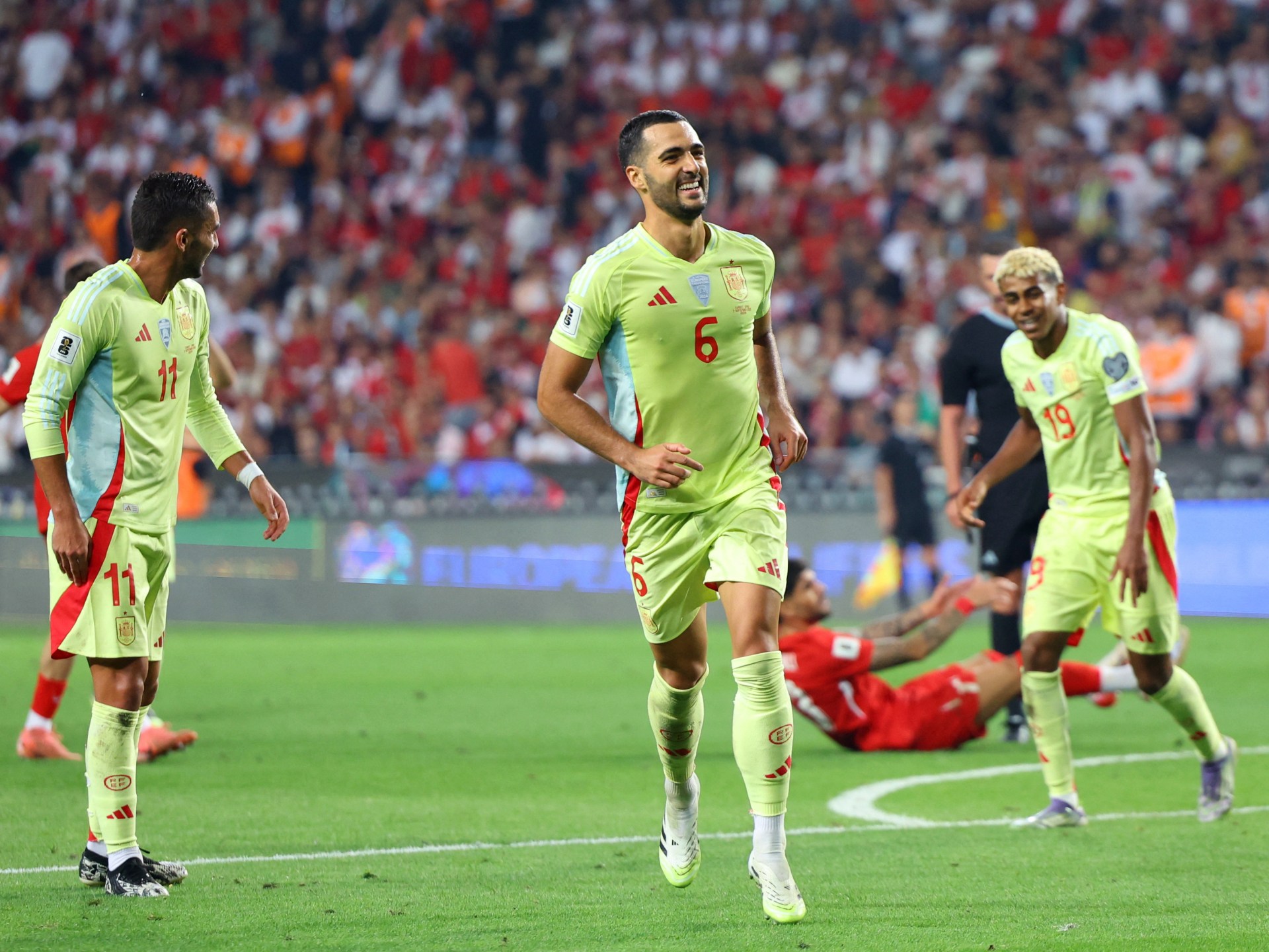 Espagne Thump Turkiye 6-0 en Coupe du monde 2026 Qualifier comme mérinos marque trois