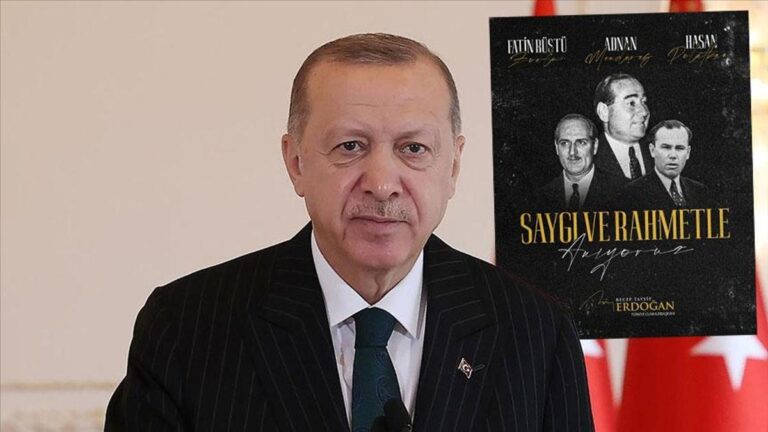 Le président Erdoğan; Menderes commémore Zorlu et Polatkan