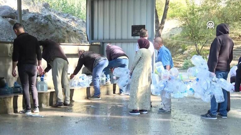 Il n'y a pas d'eau à Ankara, c'est une crise