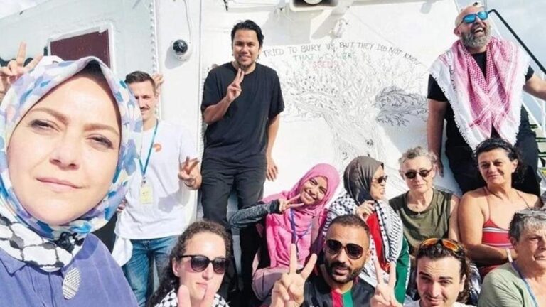 Détermination à briser le blocus de la nouvelle flotte ! Député Ün : la « Liberté » a pris le dessus sur le drapeau de Sumud