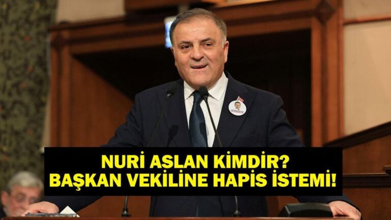 QUI EST NURİ ASLAN ? Demande jusqu'à 3 ans d'emprisonnement contre le vice-président de la municipalité métropolitaine d'Istanbul, Nuri Aslan ! Voici les détails de sa vie et de sa demande de prison…