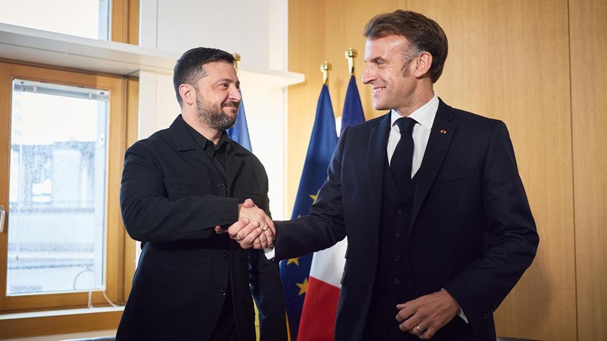 Zelenskiy et Macron se sont rencontrés à Bruxelles