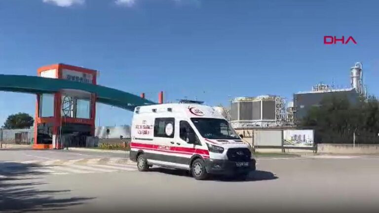 2 personnes sont mortes! Explosion dans l'installation de Petrokimya à Kocaeli
