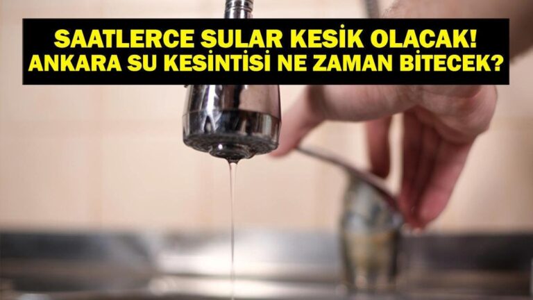 25 septembre Ask̇ Ankara Water Daw: Quand les eaux viendront-elles à Ankara? Aski Ankara Water Daw Investiment