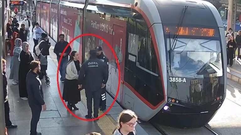 Héros du jour ! Le réflexe de l'agent de sécurité lui a sauvé la vie : il a été écrasé sous le tramway