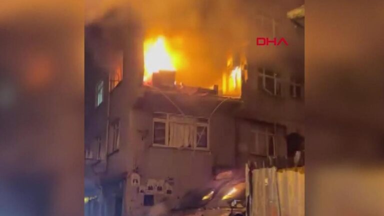 DERNIÈRES NOUVELLES : Explosion dans un immeuble à Kağıthane