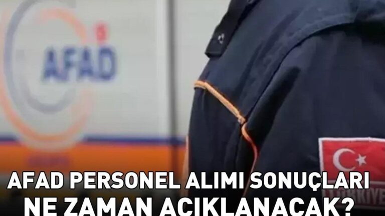 Quand les résultats du recrutement du personnel de l'AFAD 1 250 seront-ils annoncés, comment et où se renseigner ? DERNIER JOUR POUR LES CANDIDATURES DE RECRUTEMENT DE PERSONNEL AFAD 2025 !