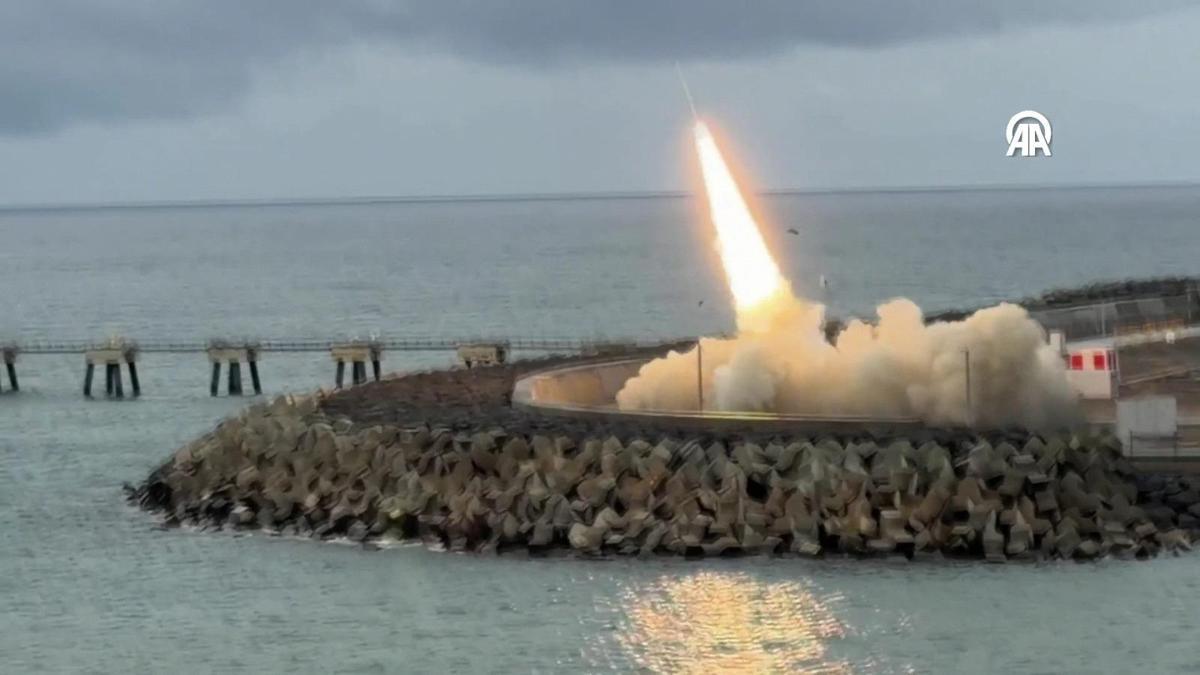 Coup complet du missile TAYFUN