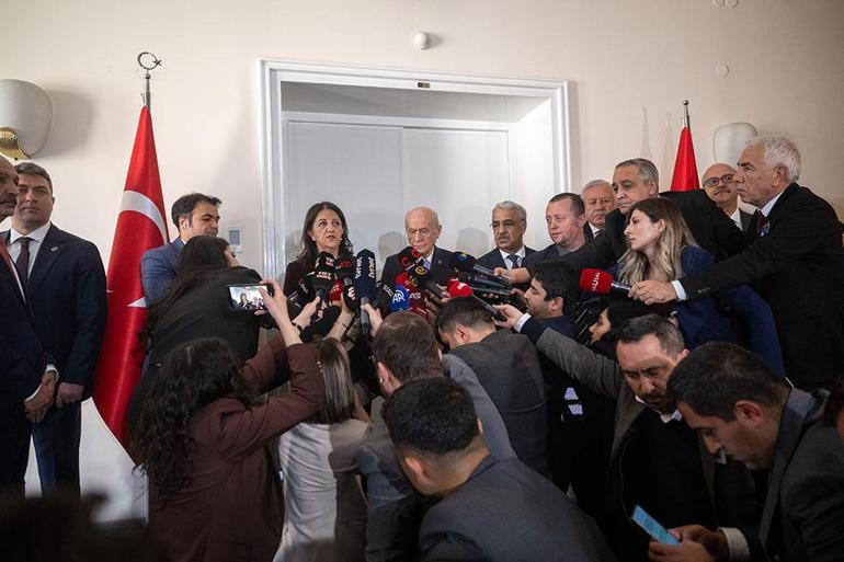 Dernières nouvelles : Visite de la délégation du parti DEM à Devlet Bahçeli : une base juridique est requise dans la 2ème étape