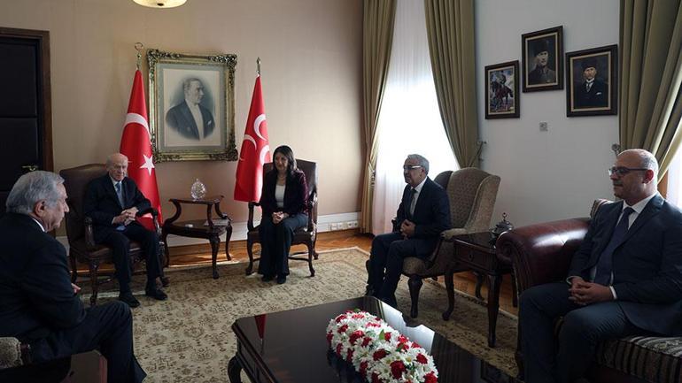 Dernières nouvelles : Visite de la délégation du parti DEM à Devlet Bahçeli : une base juridique est requise dans la 2ème étape