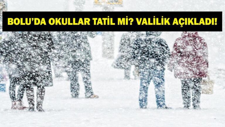 LES ÉCOLES SONT-ELLES FERMÉES À BOLU LE 31 DÉCEMBRE ? Les vacances scolaires à Bolu sont-elles le mercredi 31 décembre 2025 ? Le poste de gouverneur de Bolu est annoncé !