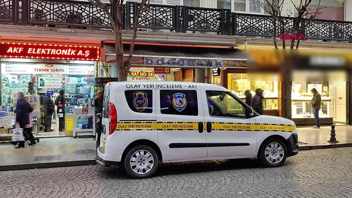 Attaque armée contre un magasin à Doğubank İş Hanı