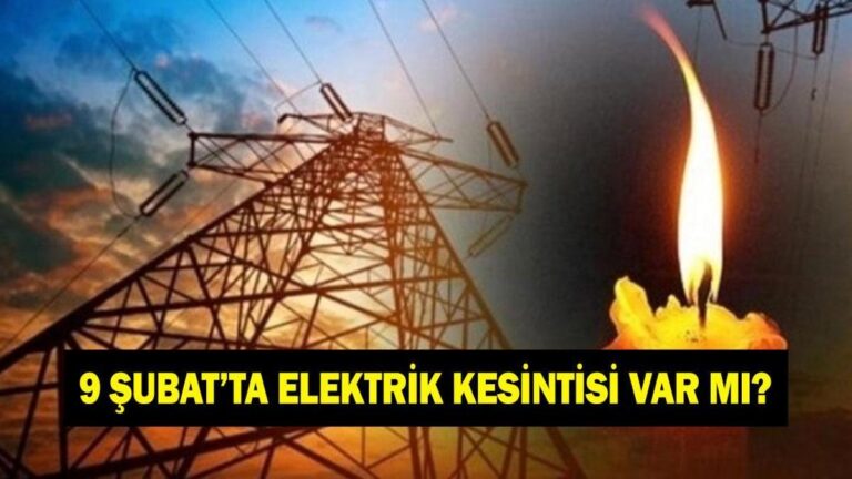 Y A-T-IL UNE PANNE D'ÉLECTRICITÉ LE 9 FÉVRIER ? Y aura-t-il une coupure de courant à Istanbul ? Écran d'enquête sur les pannes de courant AYEDAŞ et BEDAŞ