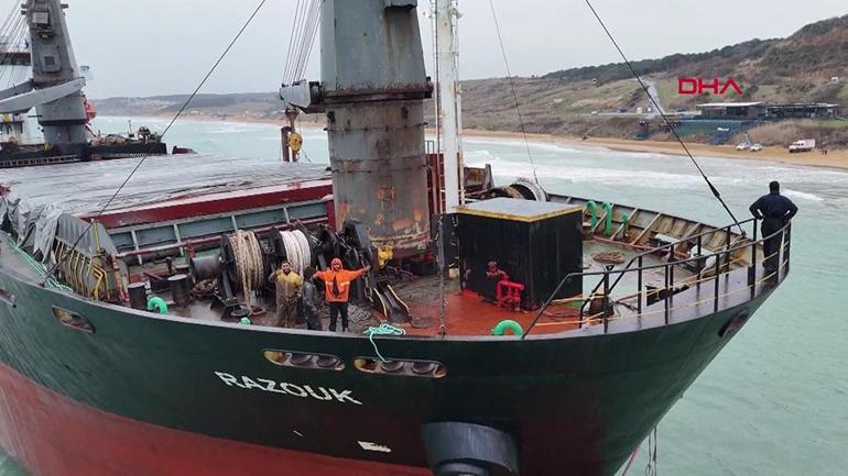 Le cargo échoué a été secouru après 1 semaine