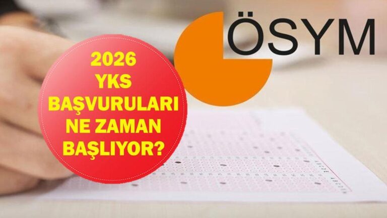 APPLICATION YKS 2026 : Quand sont les applications YKS ? Comment postuler pour YKS 2026 via l'AİS ? Quand auront lieu les examens TYT, AYT et YDT 2026 ? Calendrier ÖSYM annoncé
