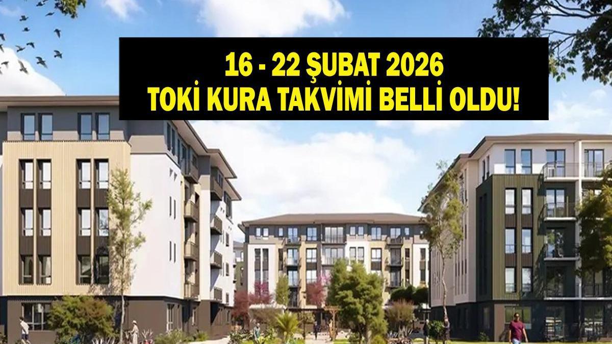 CALENDRIER DES TIRAGES TOKİ MISE À JOUR 2026 : Les provinces où auront lieu les tirages TOKİ du 16 au 22 février ont été annoncées ! Quelle est la date du tirage au sort Istanbul, Ankara, Izmir TOKİ ? Calendrier des tirages TOKİ du 16 au 22 février