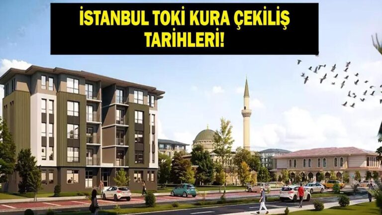 DATE DU TIRAGE AU TIRAGE D'ISTANBUL TOKİ : 500 000 projets de logements sociaux Quand a lieu le tirage au sort de TOKİ Istanbul ? La date a-t-elle été fixée ?