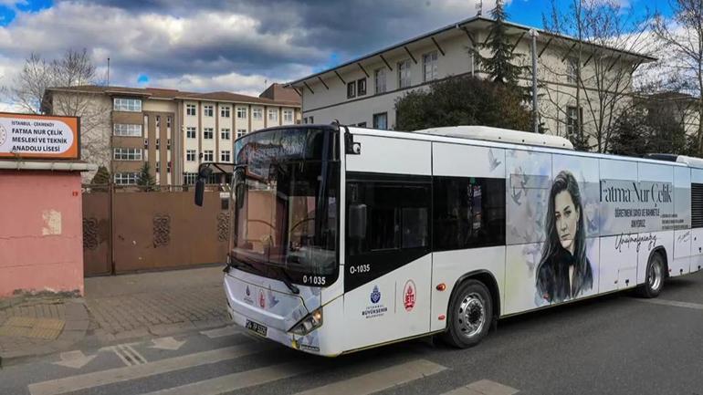 Bus souvenir pour l'enseignante Fatma Nur de l'IETT