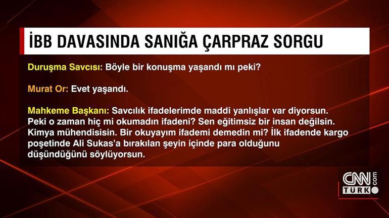La tension est retombée lors de la 7ème séance de l'affaire de corruption IMM : demande de libération d'Ekrem İmamoğlu | Murat Or a été contre-interrogé