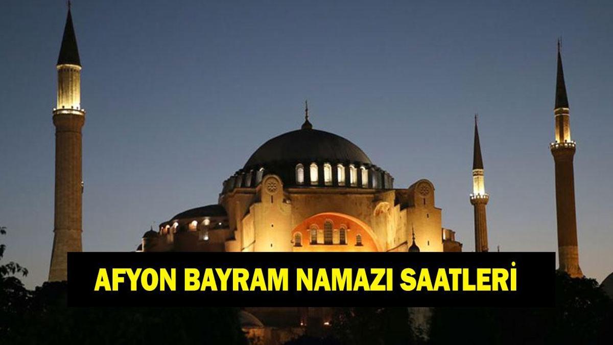 Heure de prière de l'Aïd al-Fitr à Afyon 2026 - Quand la prière de l'Aïd al-Fitr sera-t-elle effectuée à Afyon ?
