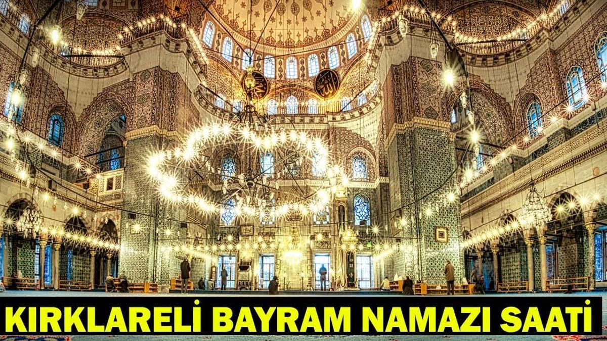 KIRKLARELI EID PRIÈRE TIME 2026 - Quand et à quelle heure la prière de l'Aïd al-Fitr sera-t-elle exécutée ? Heure de prière de l'Aïd Diyanet