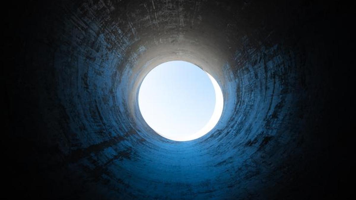 Les enfants qui sont venus au jardin l’ont remarqué ! Il est resté coincé dans le puits pendant 16 jours