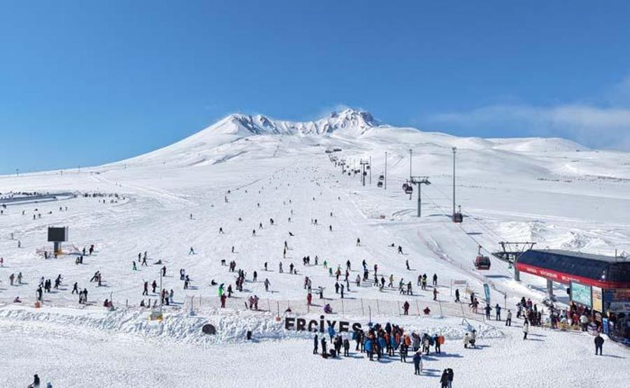 Densité du week-end à Erciyes pendant le Ramadan