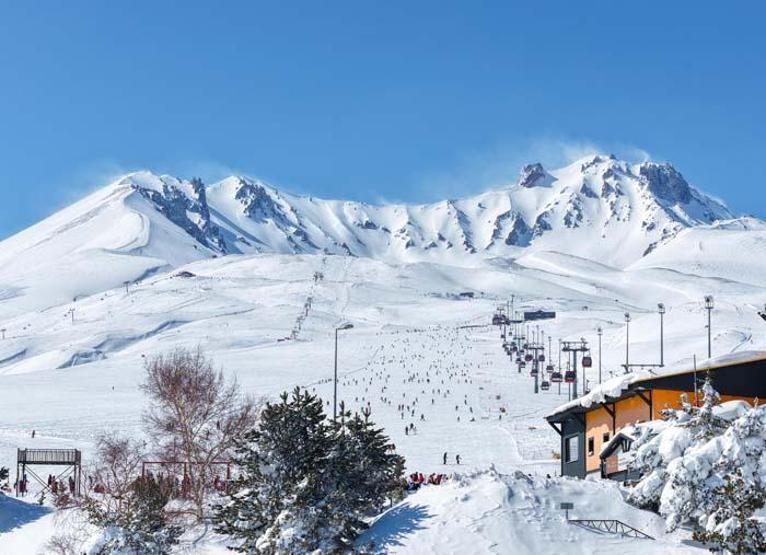 Densité du week-end à Erciyes pendant le Ramadan