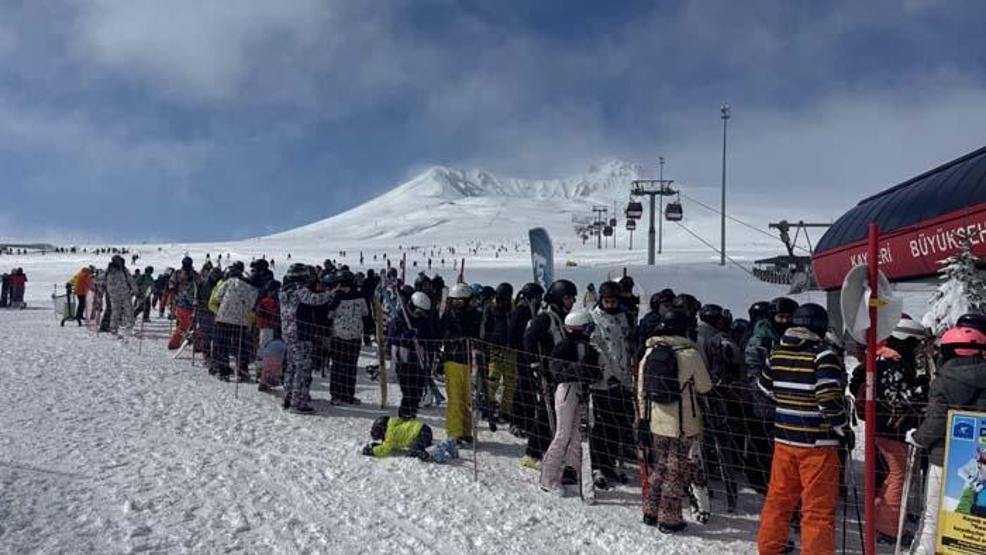 Densité du week-end à Erciyes pendant le Ramadan