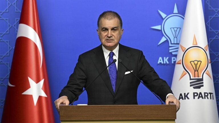 Déclarations du porte-parole du parti AK, Ömer Çelik : les élections doivent avoir lieu à temps