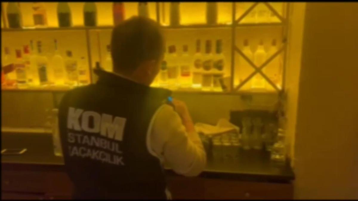 Opération d'alcool contrefait dans des discothèques et des restaurants à Istanbul : 2 tonnes et 350 litres ont été saisis