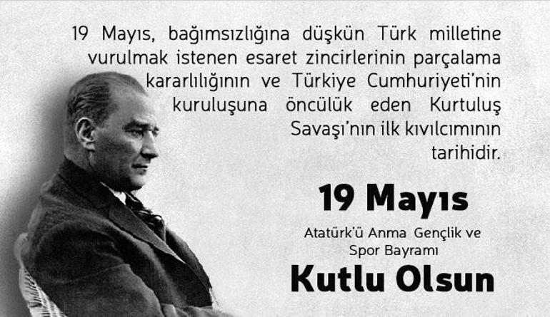 MESSAGES DU 19 MAI 2026 AVEC ILLUSTRATIONS | Les derniers dictons de célébration avec des drapeaux turcs et des photos d'Atatürk : les plus beaux messages pour la Journée de la jeunesse et du sport du 19 mai