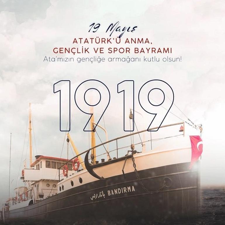 MESSAGES DU 19 MAI 2026 AVEC ILLUSTRATIONS | Les derniers dictons de célébration avec des drapeaux turcs et des photos d'Atatürk : les plus beaux messages pour la Journée de la jeunesse et du sport du 19 mai