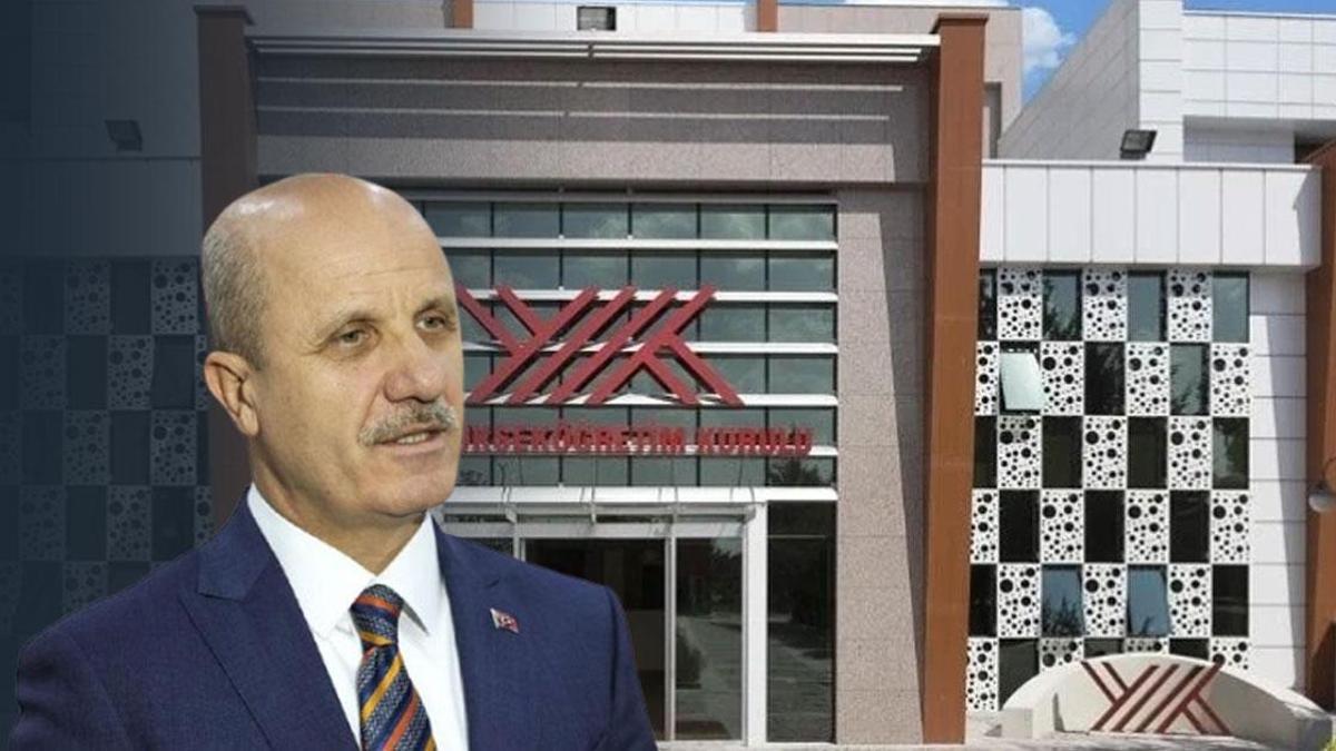 Déclaration de l'Université de Bilgi du président du YÖK, Özvar