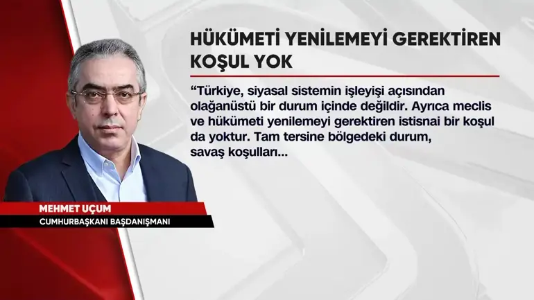 Mehmet Uçum a souligné : LA DATE DES ÉLECTIONS EST LE 16 AVRIL 2028 ?