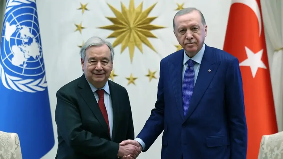Le Président Erdoğan s'est entretenu au téléphone avec le Secrétaire général de l'ONU, Guterres