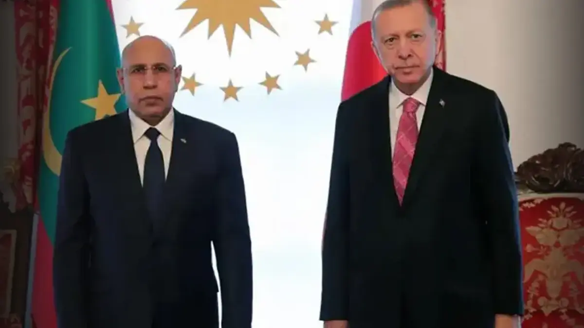 Le Président Erdoğan a rencontré le Président de la Mauritanie