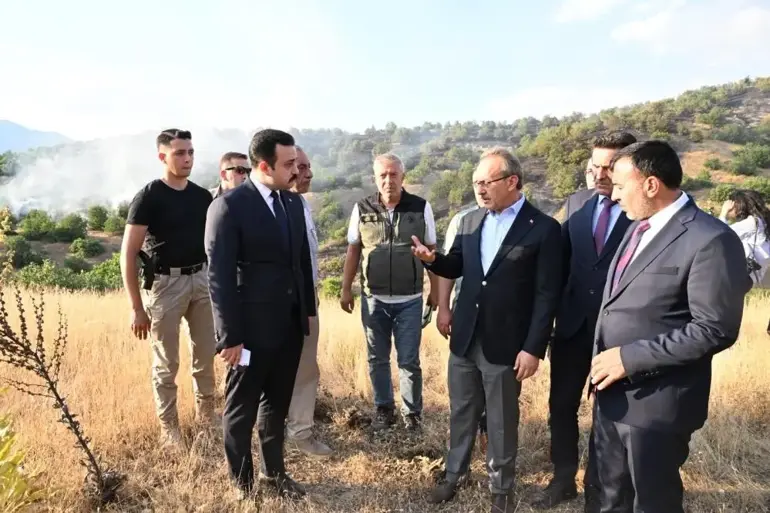Incendie de forêt à Malatya