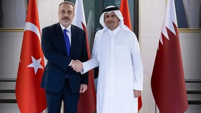 Le ministre Fidan a rencontré son homologue qatari