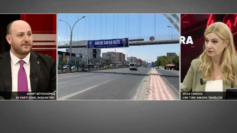 Remercier le président Erdoğan avec une banderole en kurde