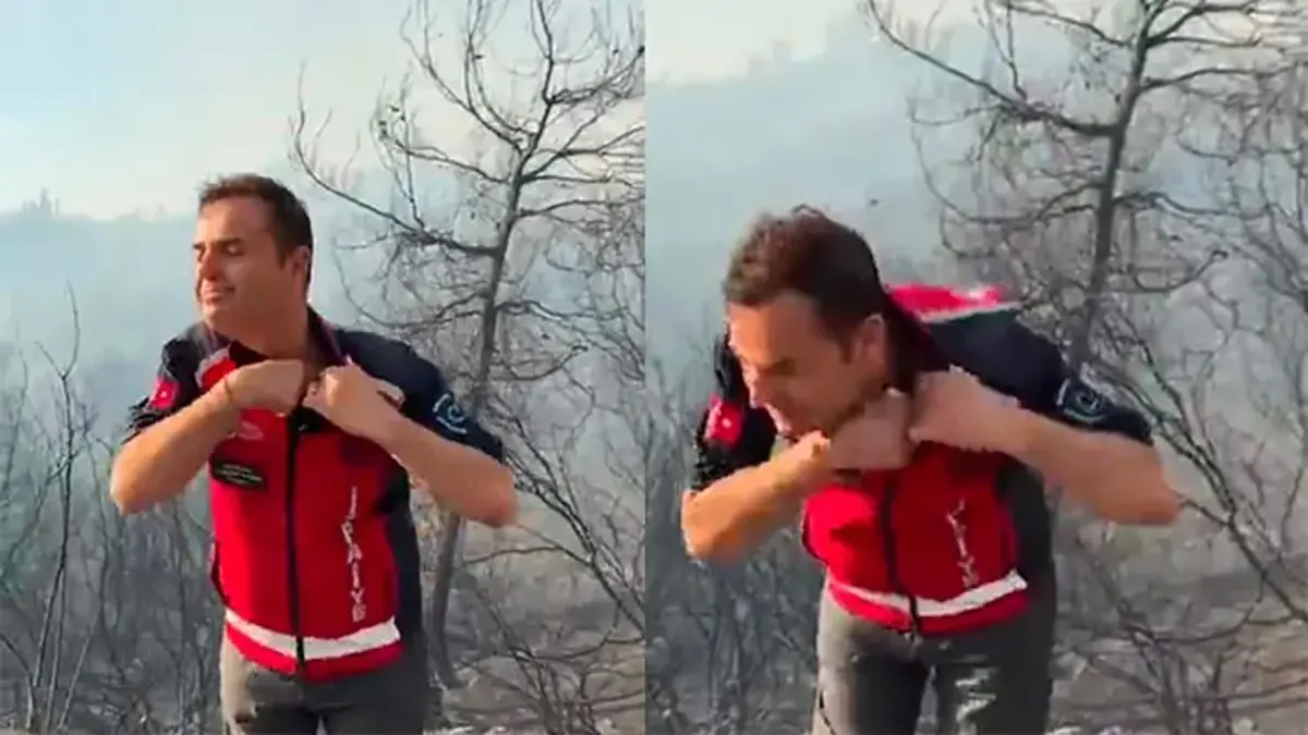 Le maire a été blessé en expliquant l'incendie : il lui a touché la gorge